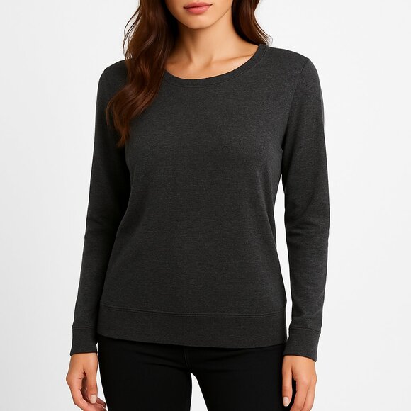 Coin 1804 Gray Long-Sleeve Top - Size 3X - Picture 1 of 4